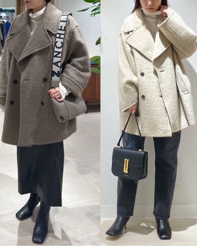 大草直子さんコラボ】モヘヤシャギーハーフコート - GALLARDAGALANTE