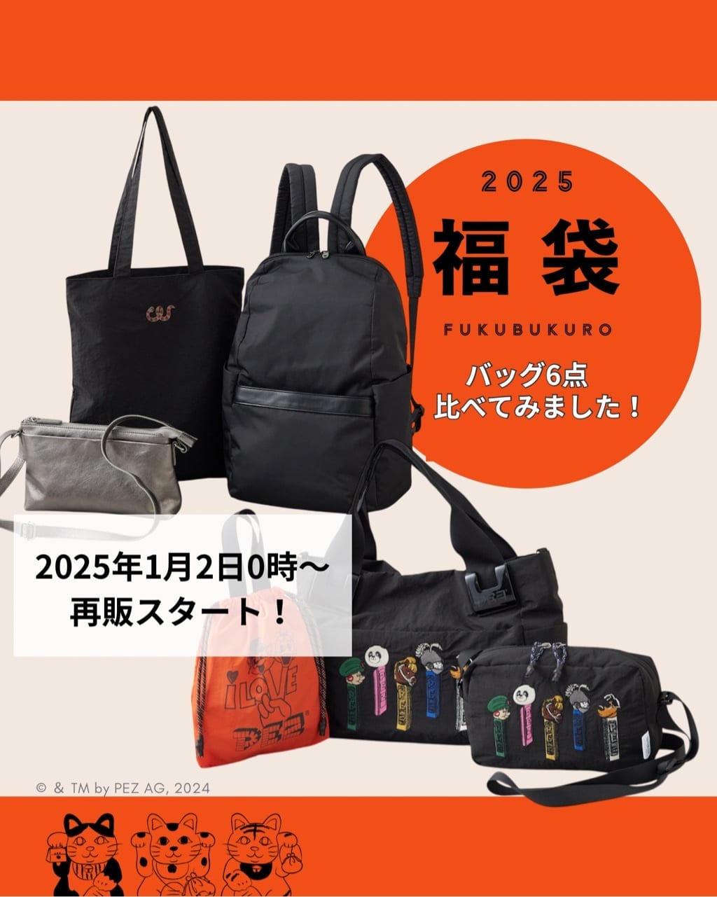 1月2日0:00〜再販決定🔥】2025年福袋の中身〝比べてみました！〟 - ear