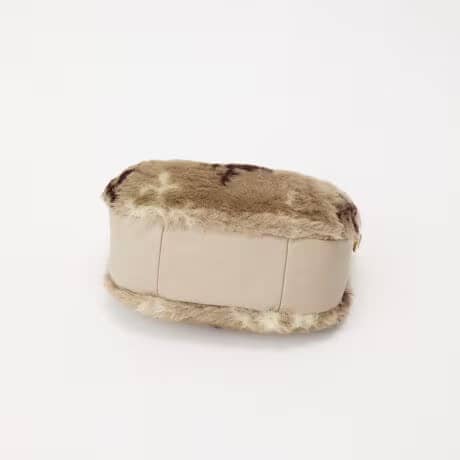 NEW】モノグラムファー2wayミニショルダーバッグ - russet OUTLET