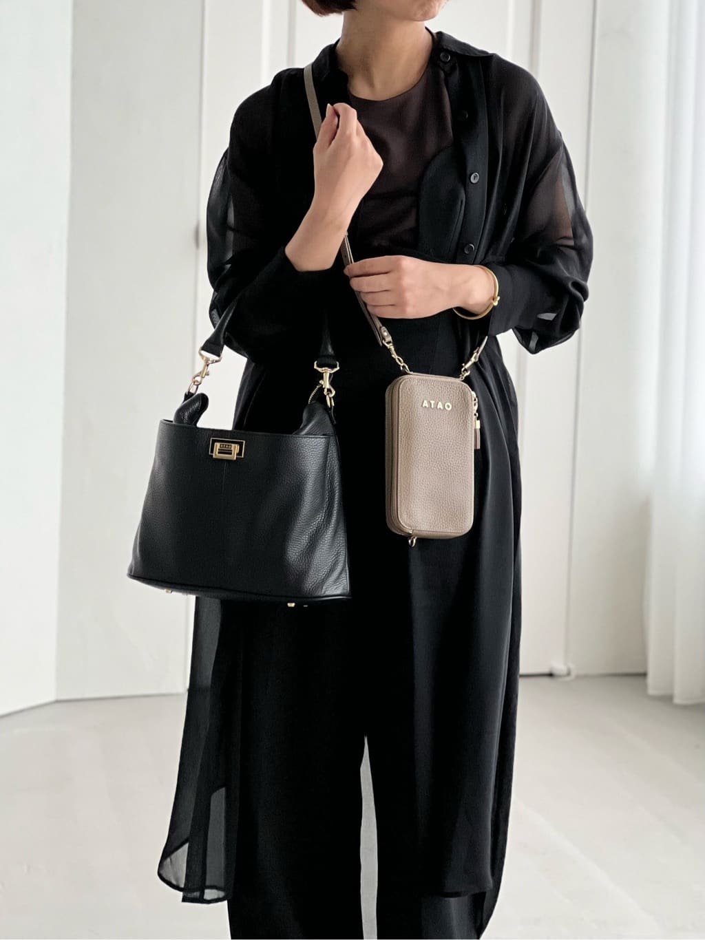 お洒落で便利♪バッグの2個持ちオススメセット【ミディアムバッグ編Vol