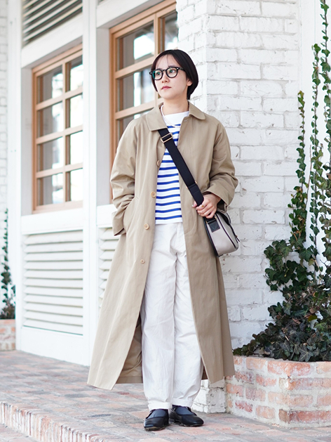 レディース】チノクロスパンツ ワイドテーパード-64607- | YAECA