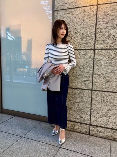 スタッフコーディネート】レースキャミワンピース×ニットワンピースSET