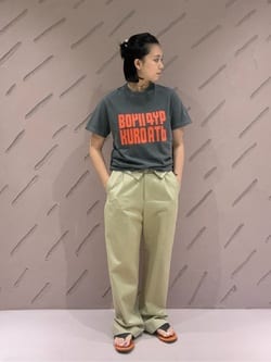 6(ROKU)＞コットン チノ パンツ