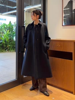 Steven Alan＞ウール カシミヤ テント ロング コート（STEVEN ALAN