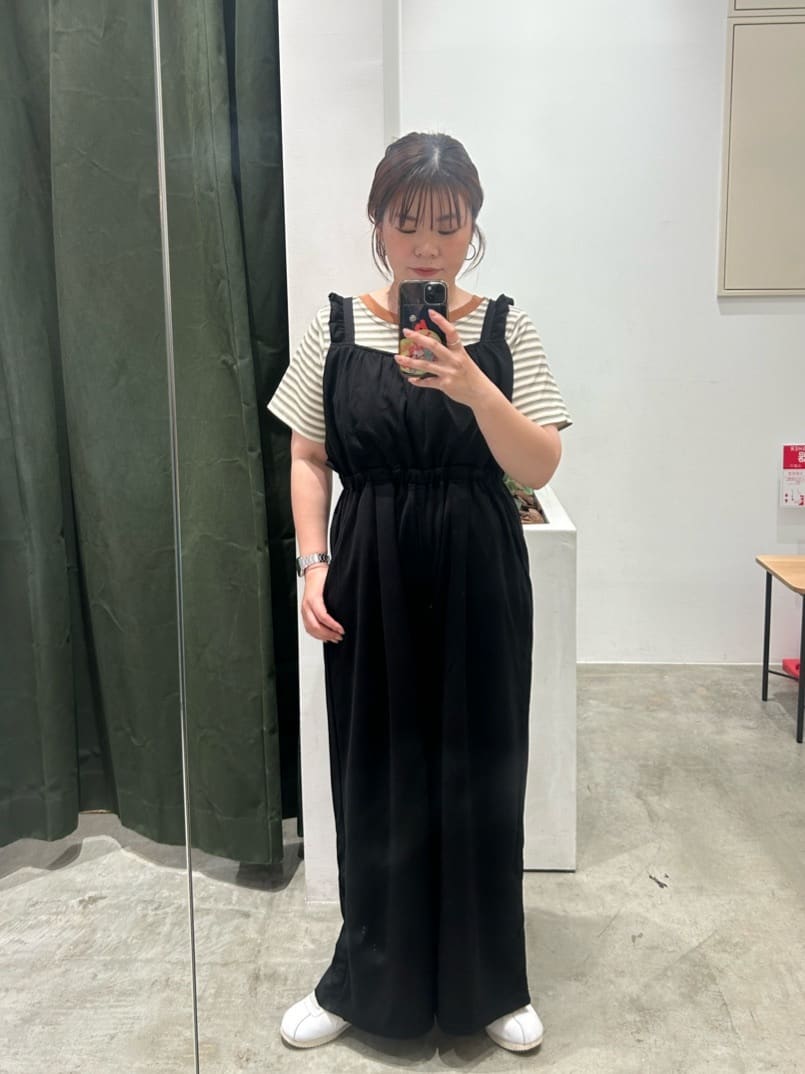 2サイズ展開/低身長サイズ/着丈調節可】フリルサロペット | Kastane