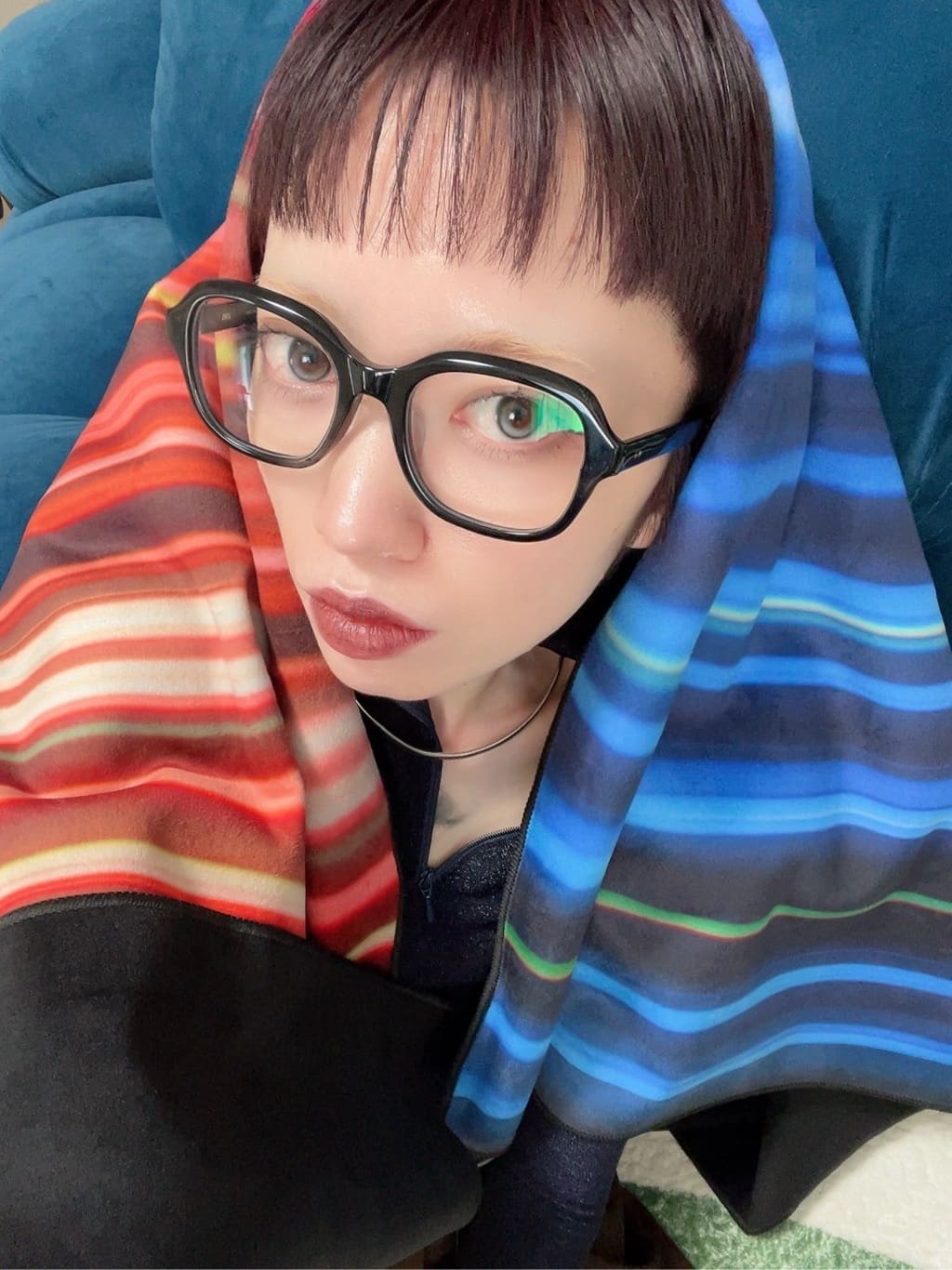 理翔 / rishangのJINS HOME® × Netflix / ブランケット型メガネ拭きの