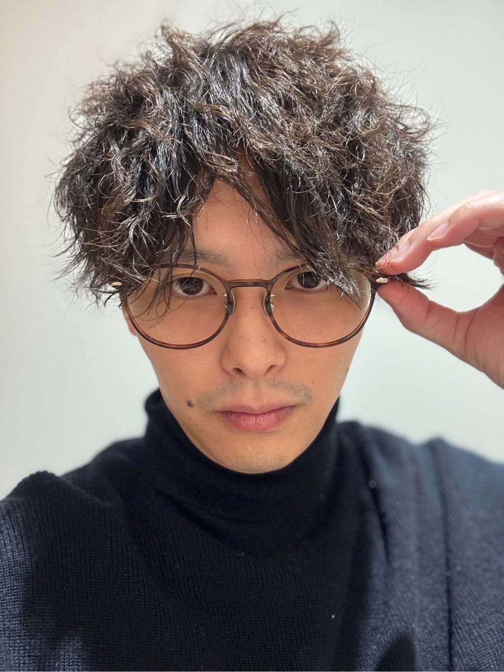 ぐっちのJINS Combination Titanium ［中顔面短縮メガネ］の