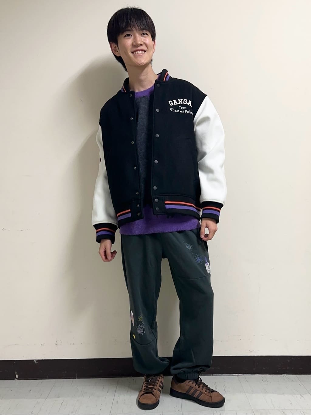 ピカチュウ＆ゲンガー｜スタジアムジャンパー｜ユニセックス｜グラニフ