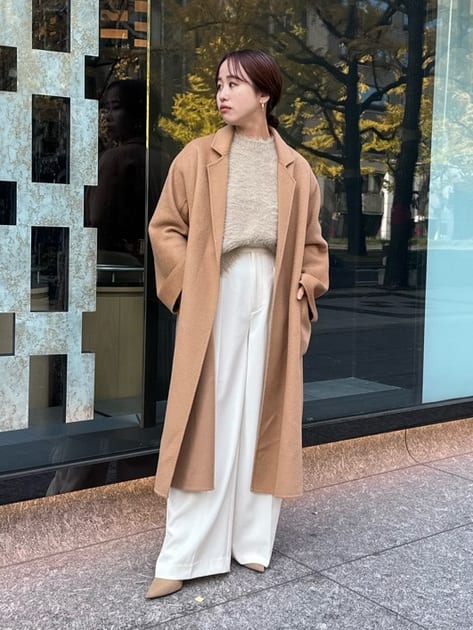 ベルト付ウールリバーコート | ur's（ユアーズ）