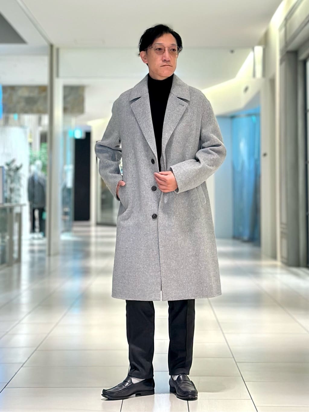 Super110's バルカラーコート / リバー仕立て｜DESIGNWORKS (MEN'S