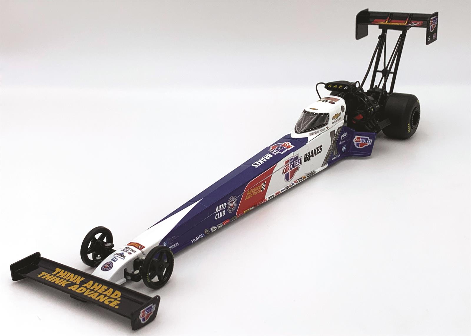 AUTO WORLD CP7654 1:24 Scale Brittany Force 2019 Car Quest Top