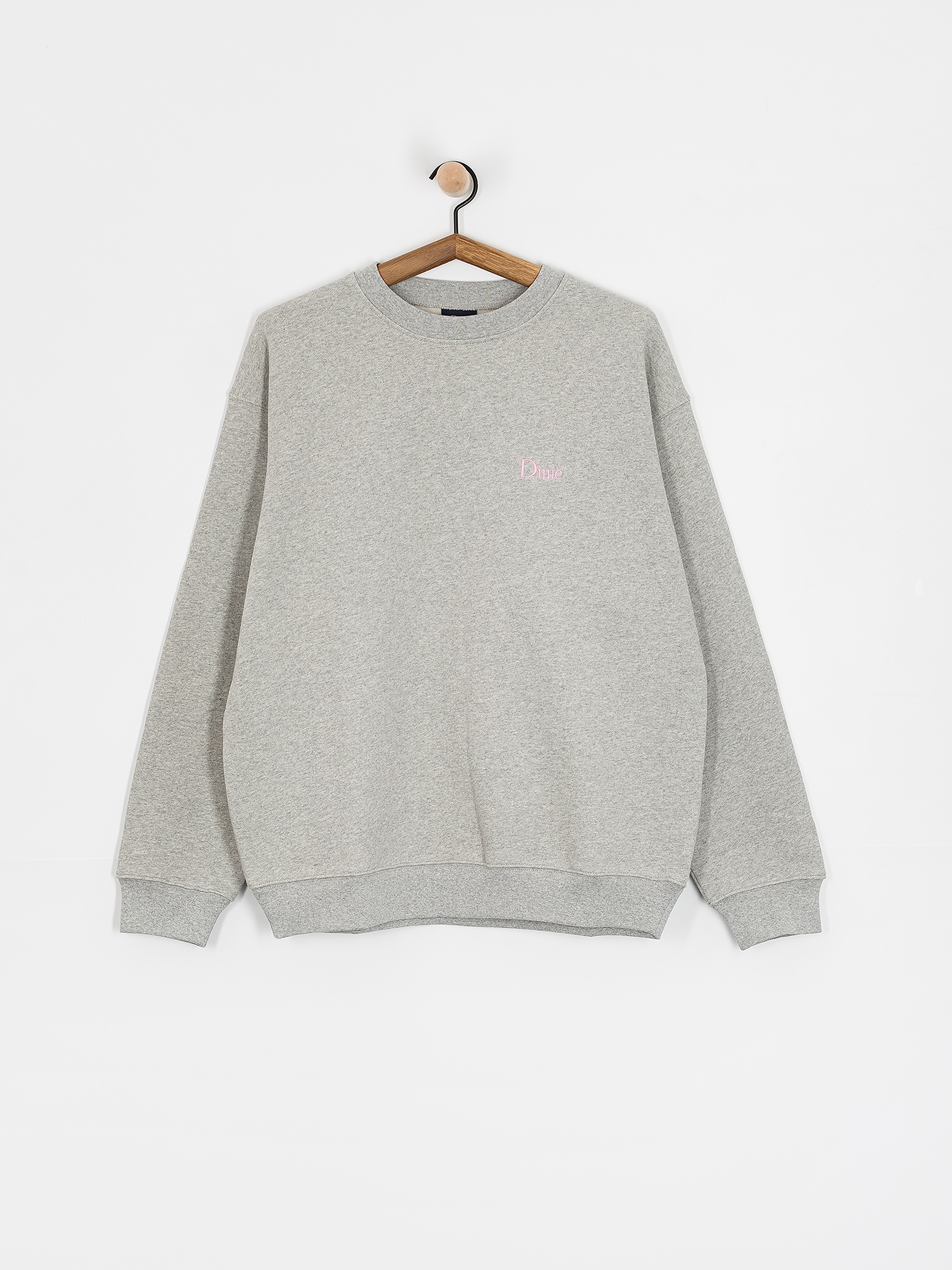 Dime Classic Small Logo Sweatshirt - grey (heather gray)