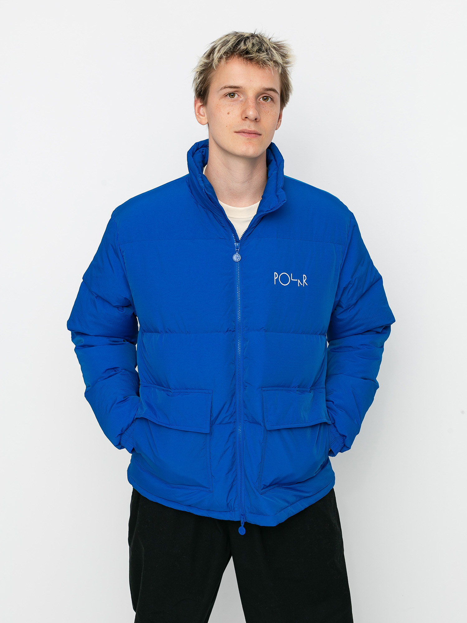 Polar Skate Pocket Puffer Jacket - blue (blue)