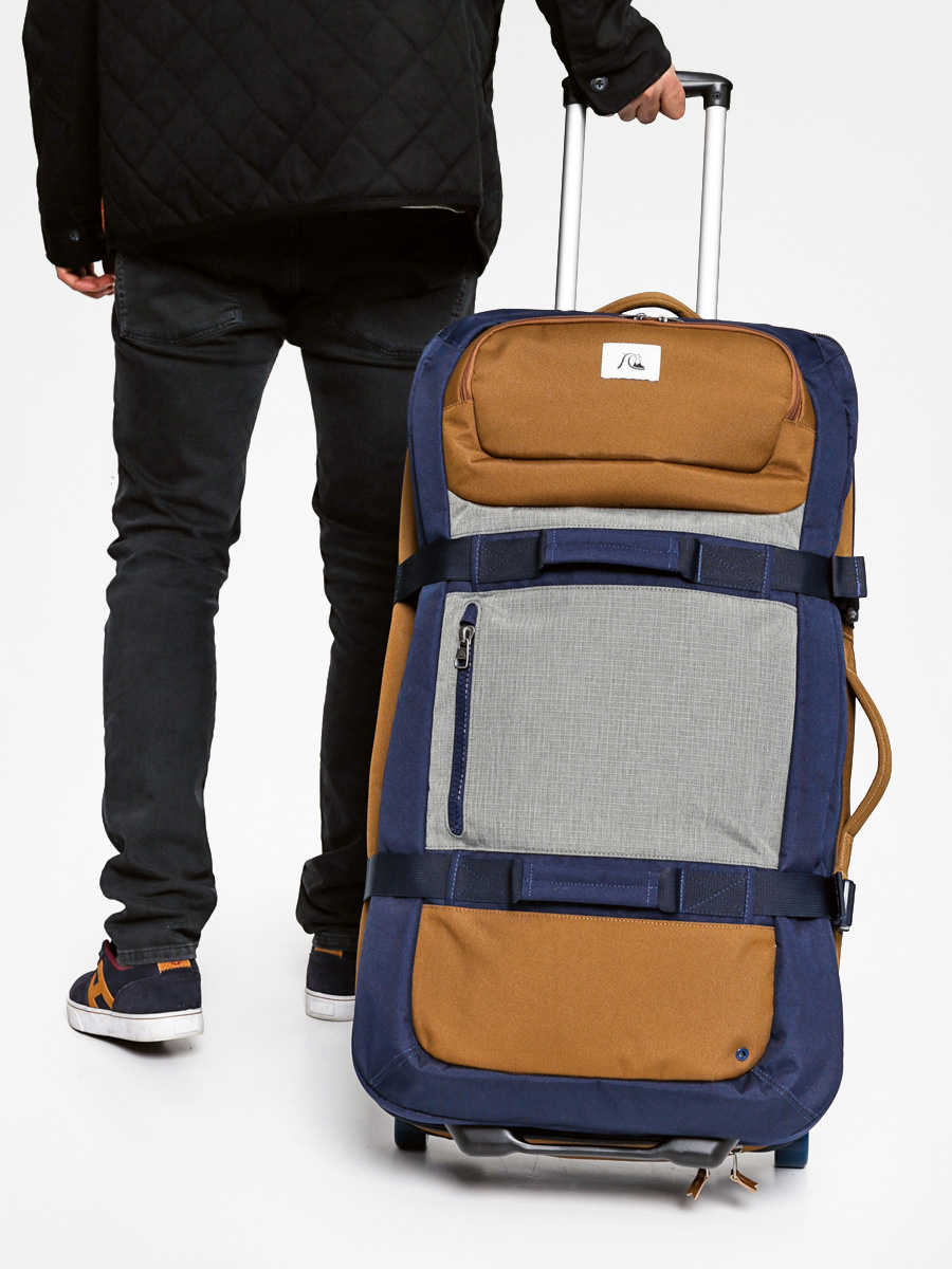 Quiksilver Suitcase Reach Mo - navy blue (navy/brown 100l)