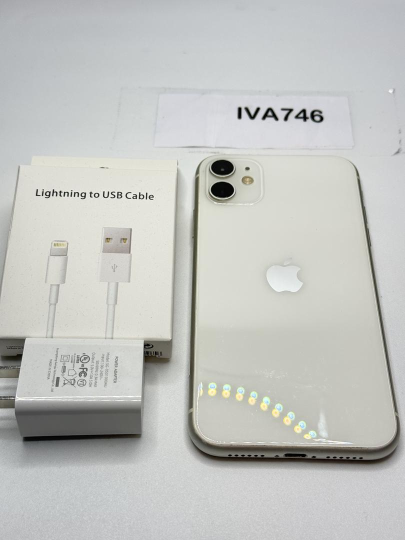 Apple iPhone 11 - Unlocked Non-US, 128GB, White, A2221 - LABX70777