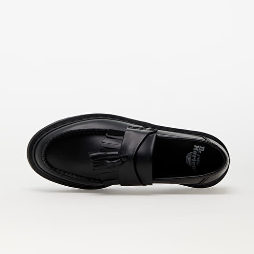 Dr. Martens Adrian Mono Tassel Loafer Black Smooth | Queens