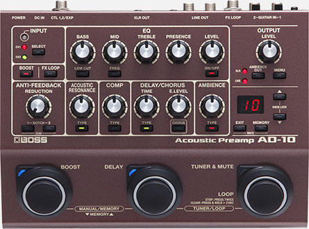 BOSS - AD-10 | Acoustic Preamp
