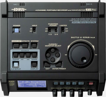 Roland Pro A/V - R-4 Pro | 4-channel Portable Recorder and Wave Editor