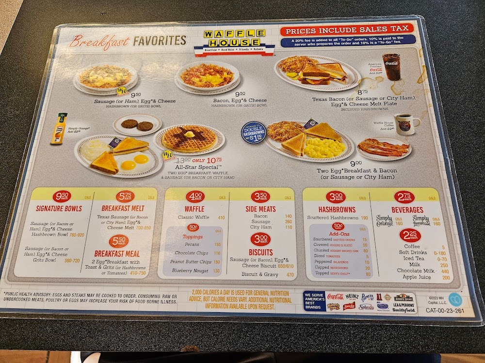 Waffle House Menu (Updated 2026)
