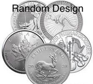最安保証】ランダム 1オンス銀貨（世界各国地金型銀貨）投資用・資産
