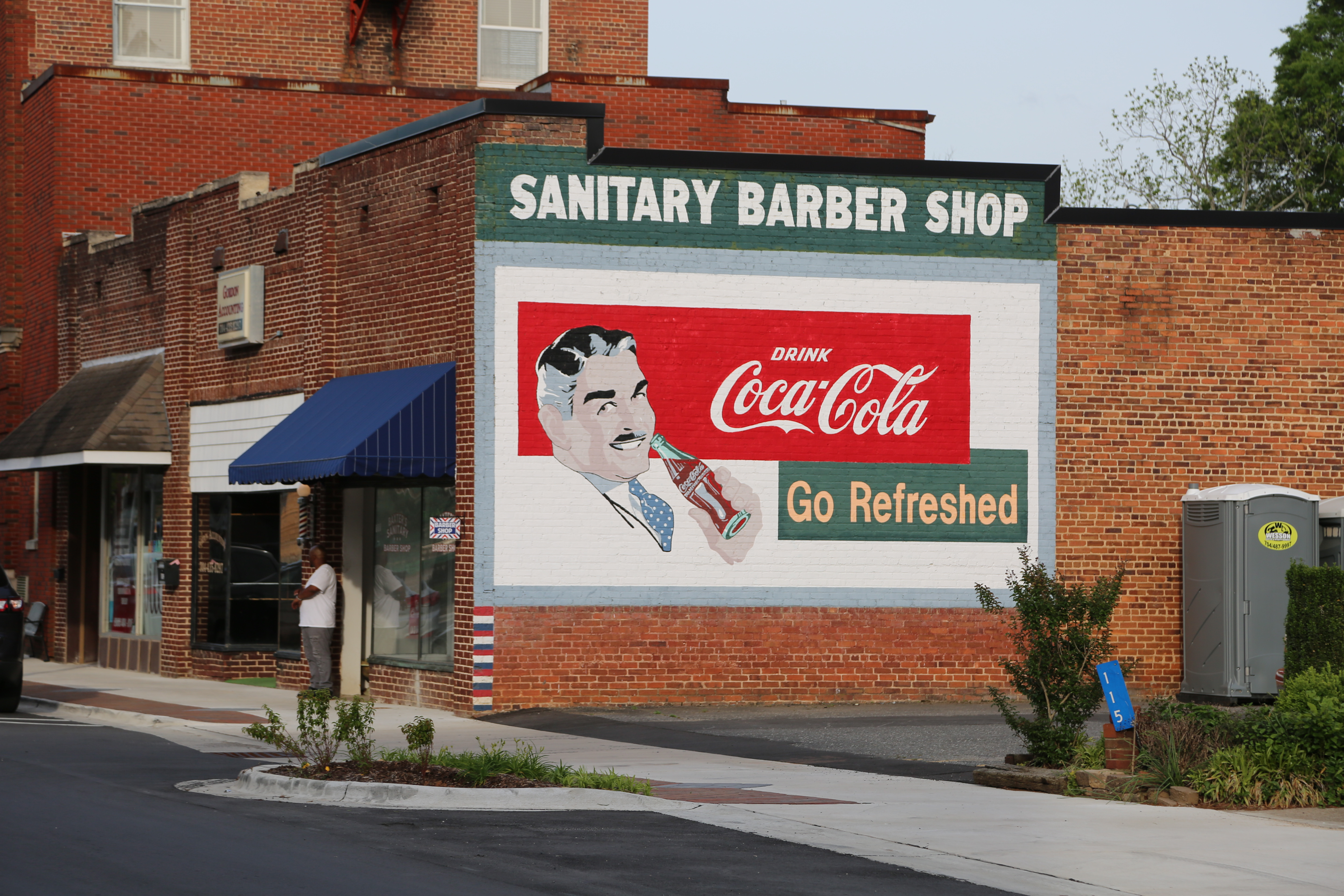 Restored Coca-Cola Mural