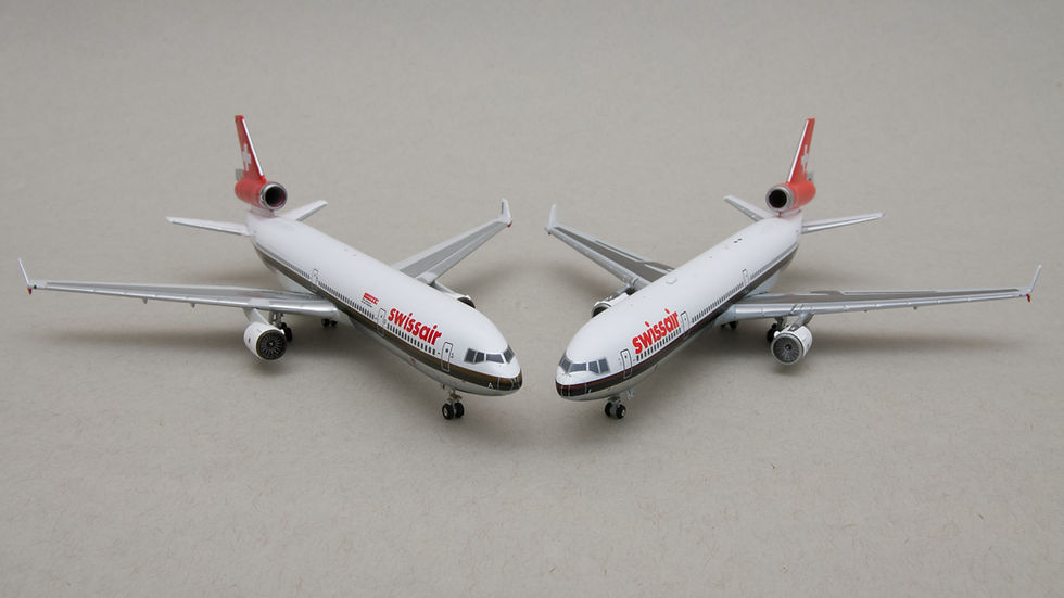 Versus Series Vol. 10: Swissair MD-11 Phoenix Models vs. JC Wings
