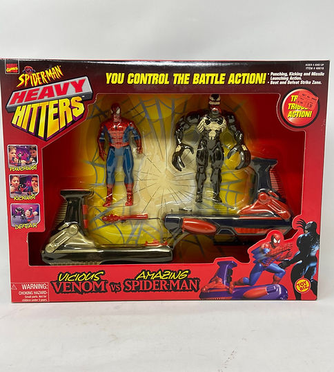 Spider-Man VS Venom Heavy Hitters set Toy Biz Marvel