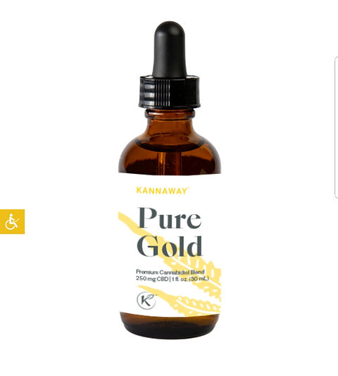 KANNAWAY PURE GOLD 250 MG Tincture | Hemperiffic