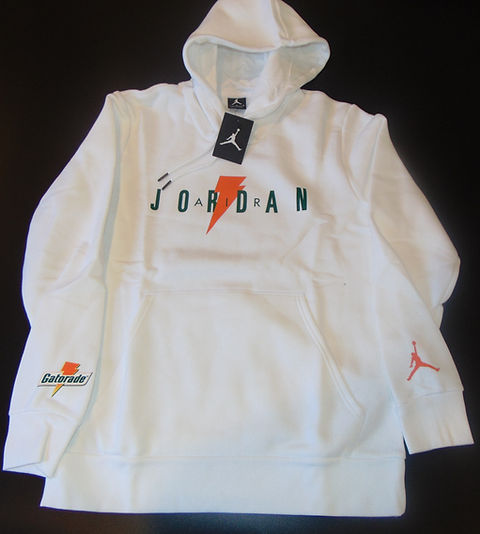 Air Jordan x Gatorade Like Mike Hoodie - Men's White | Citees