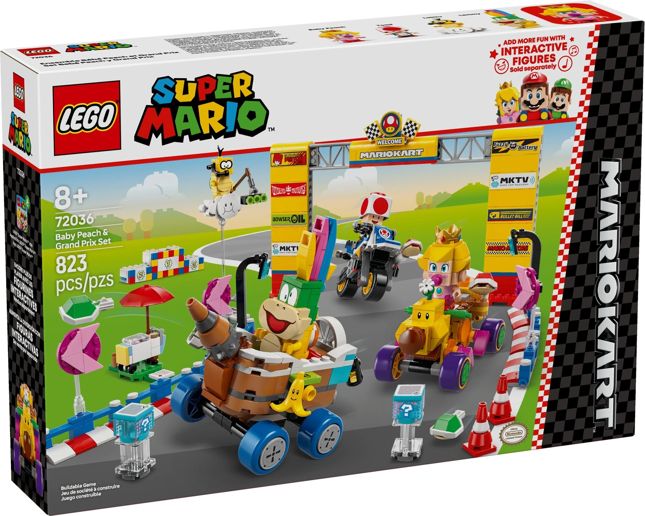 72036 Mario Kart - Baby Peach & Grand Prix Set | Brickipedia | Fandom