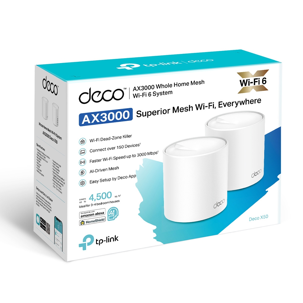 Deco X50 | AX3000 メッシュWi-Fi 6システム | TP-Link 日本