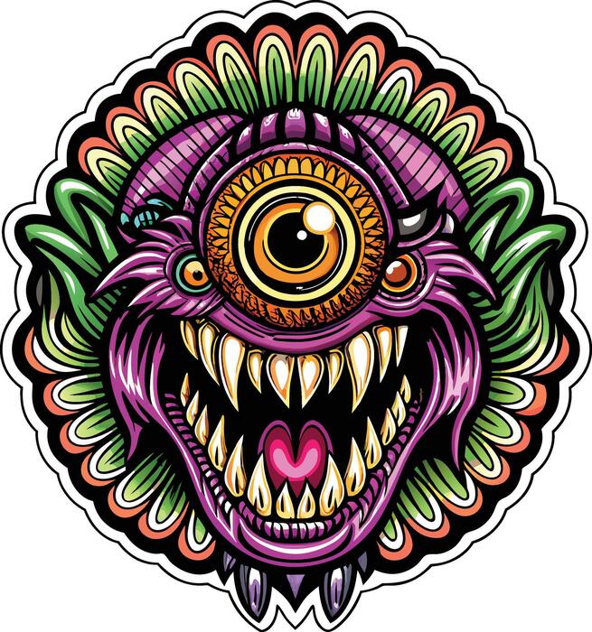 cute-cartoon-monster-with-