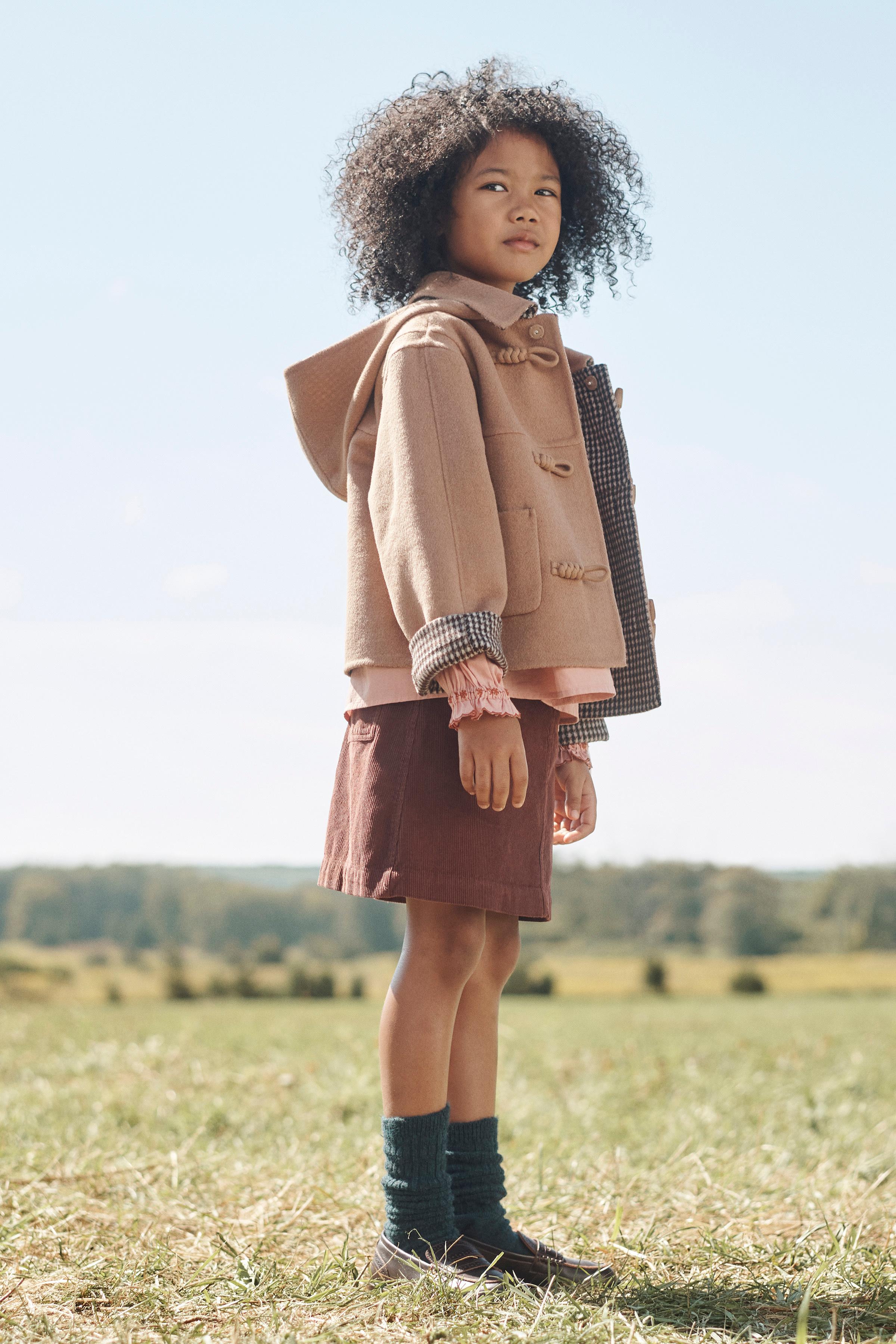 LIMITED EDITION SHORT WOOL BLEND DUFFLE COAT - Light camel | ZARA