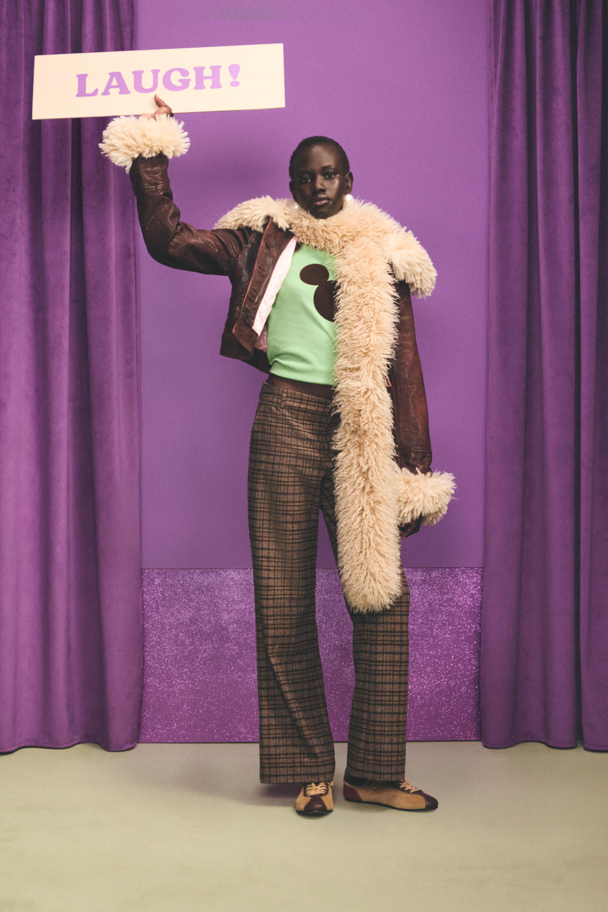 LEATHER TRAINERS HARRY LAMBERT FOR ZARA x DISNEY - Brown | ZARA