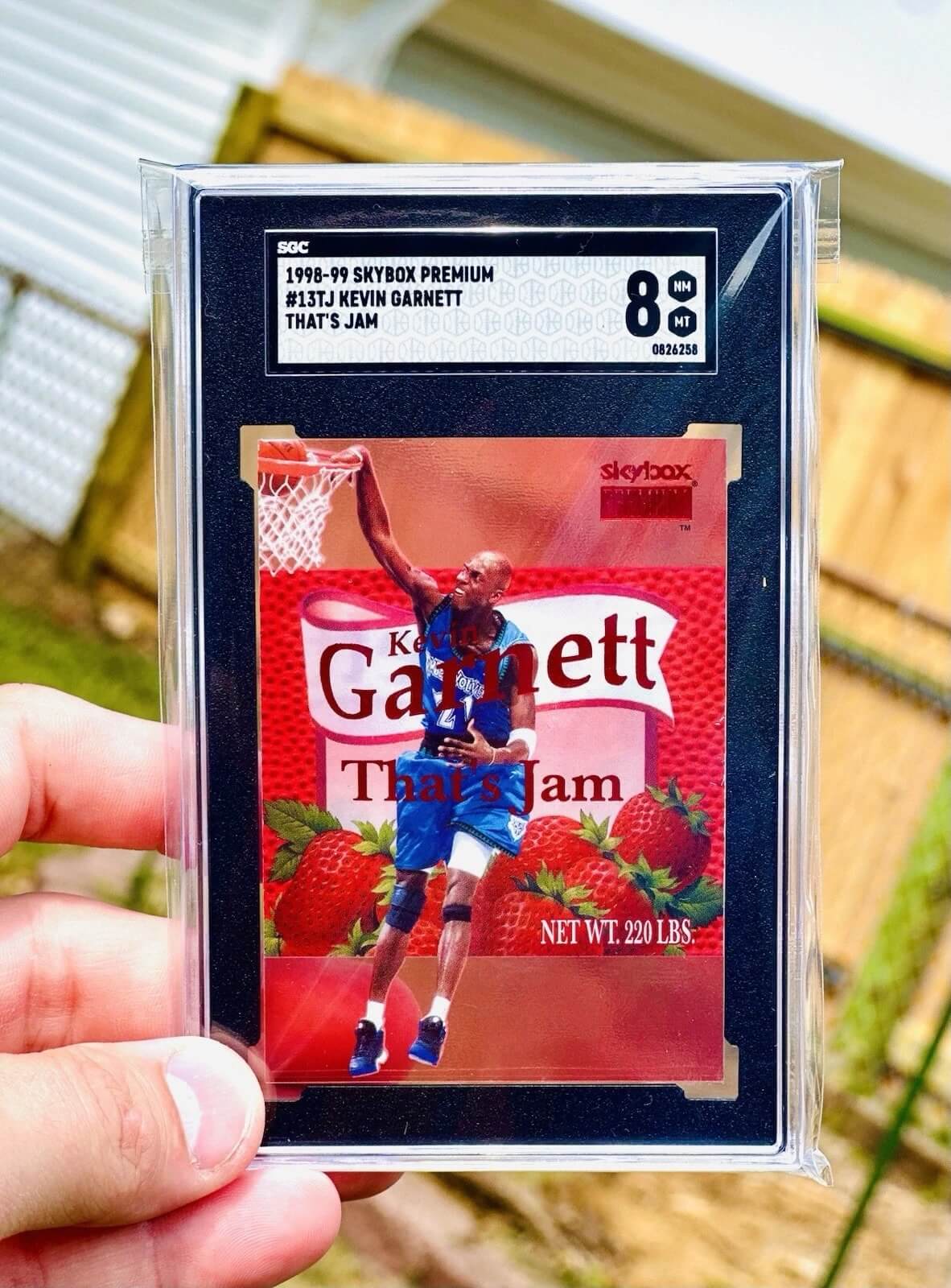 In the '90s, they made basketball cards that looked like jam jar