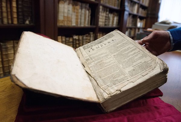 Shakespeare Folio Discovered in France - The New York Times