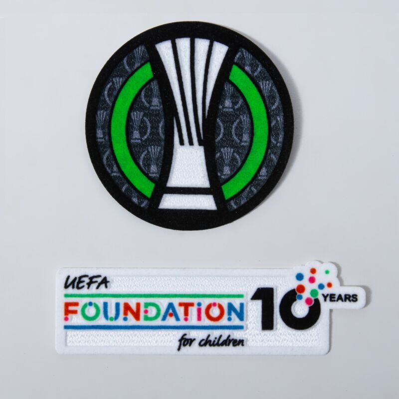 25-26 Conference League + 10th Anniversary UEFA Foundation Patch Set