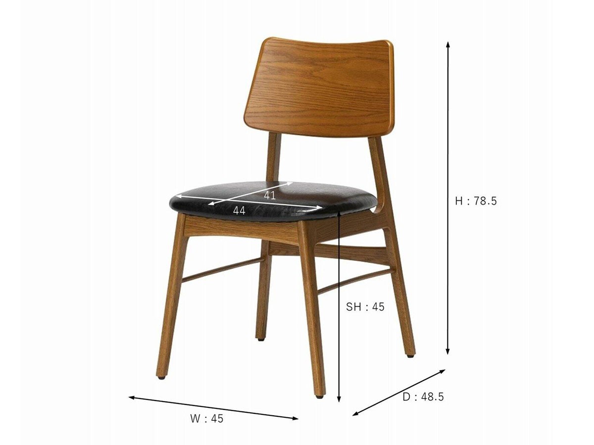 JOURNAL STANDARD FURNITURE HABITAT DINING CHAIR / ジャーナル