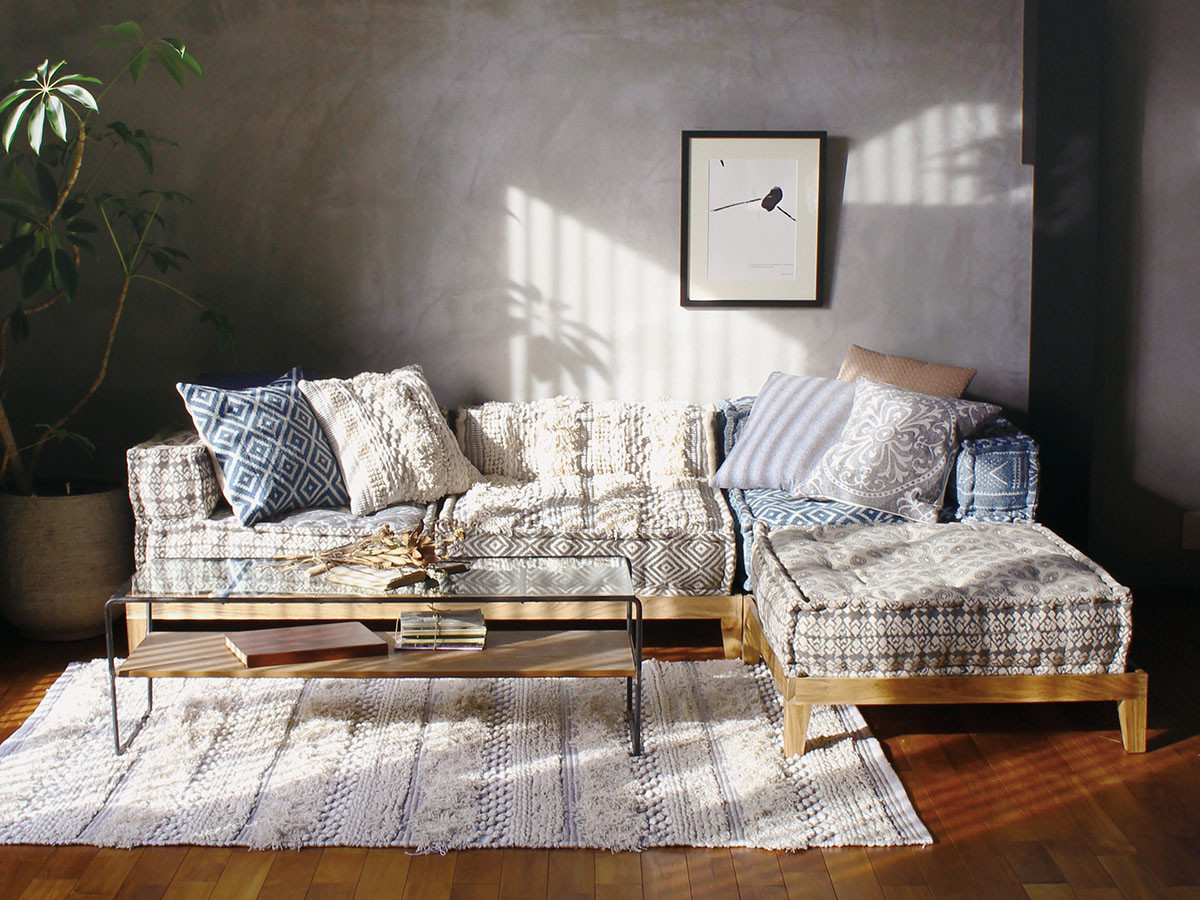 a.depeche block multi zabu ottoman / アデペシュ ブロックマルチ