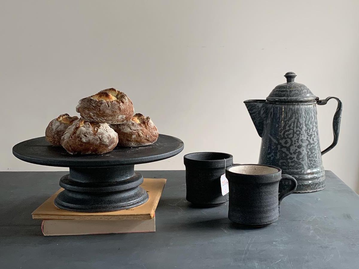 MISHIM POTTERY CREATION fractal mug susu + hibi / ミシンポタリー