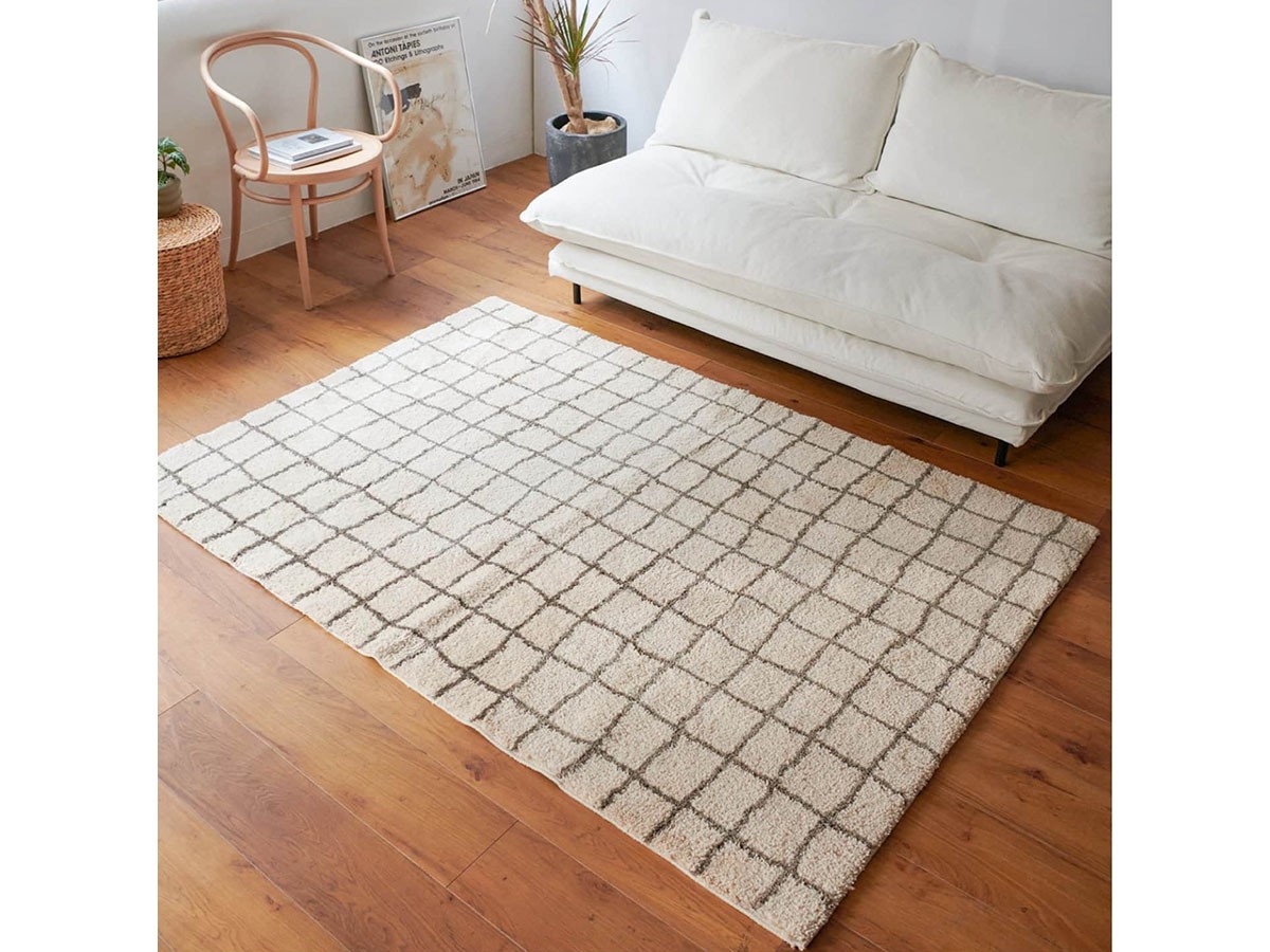 JOURNAL STANDARD FURNITURE GRID RUG / ジャーナルスタンダード