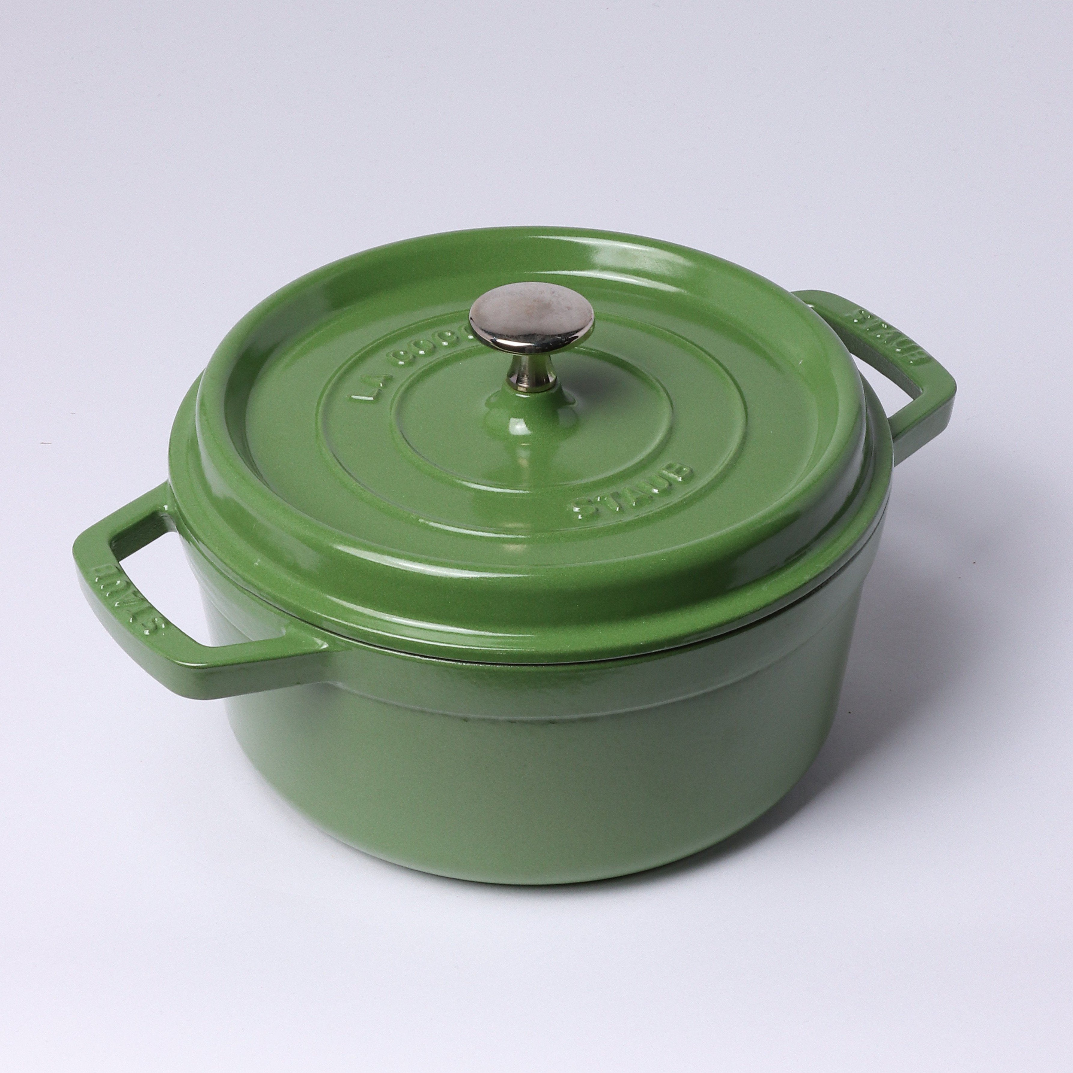 ピコ・ココット ラウンド 22cm ライムグリーン｜ココット｜ストウブ