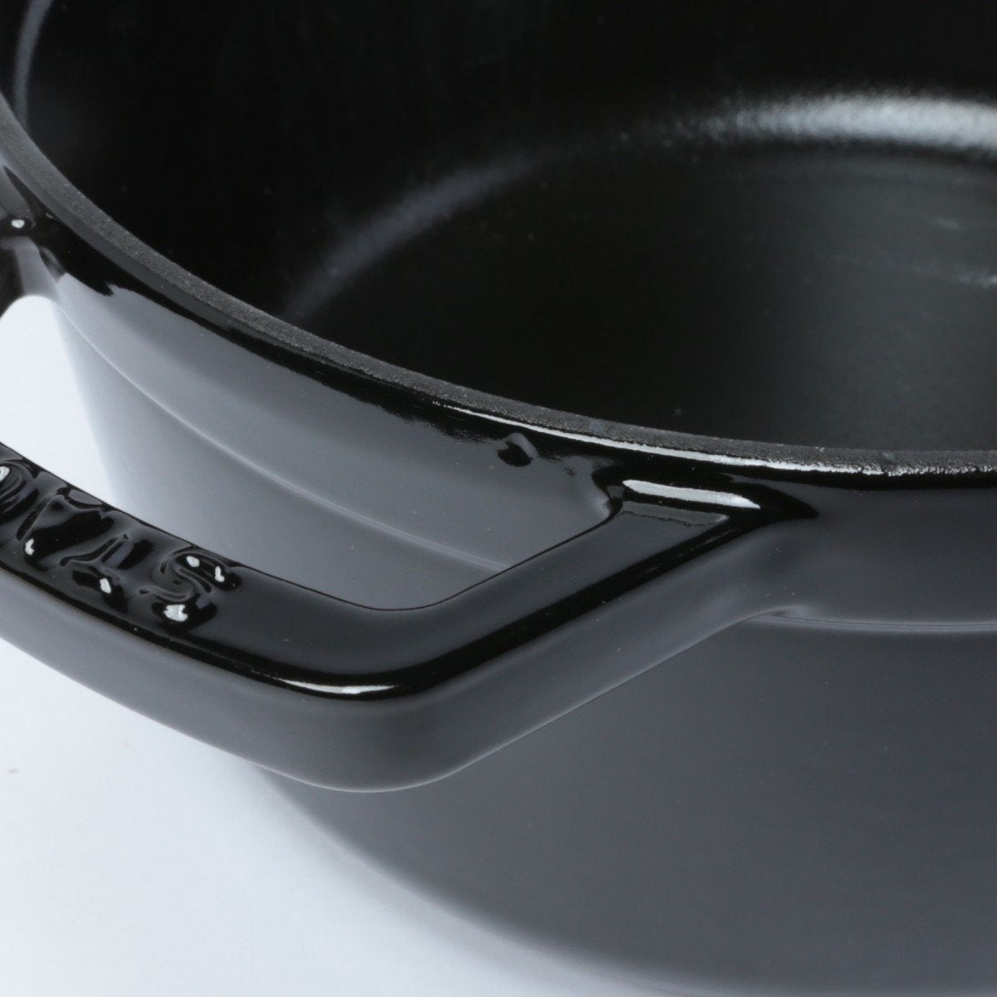 ピコ・ココット ラウンド 22cm シャイニーブラック｜ココット