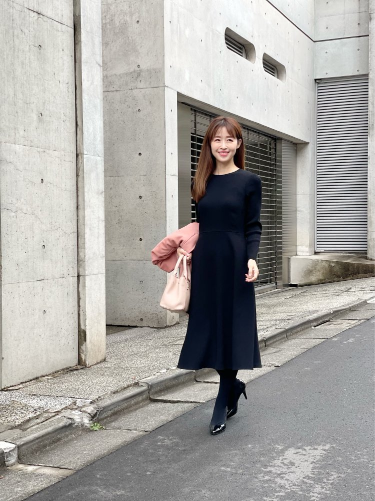 ニット切替ダブルクロスフレアワンピース＞はe-shoppingに本日18:00