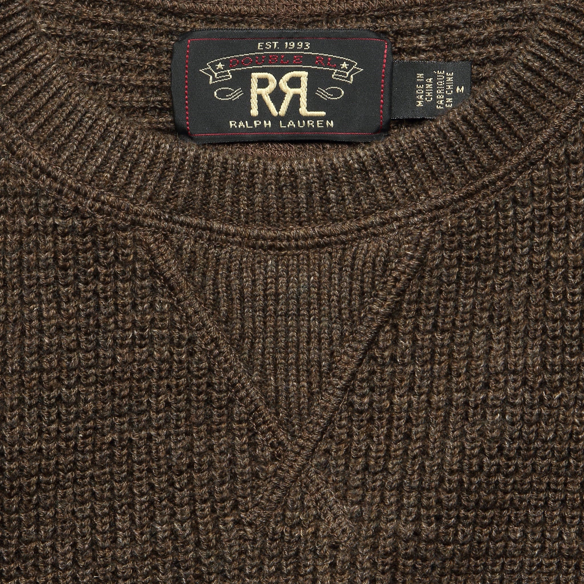 Waffle Knit Sweater - Olive
