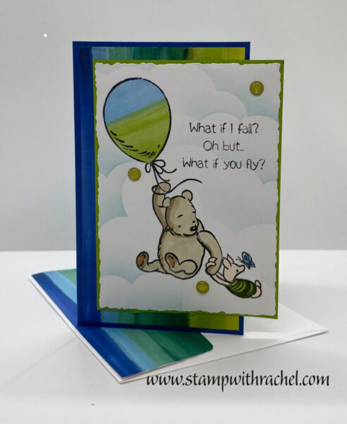 Whimsical Winnie the Pooh Birthday Card for Kids | Handmade