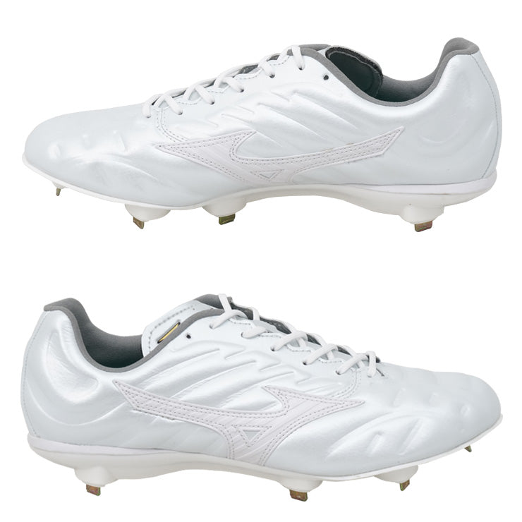 2024モデル】ミズノプロ 野球 白スパイク ライトレボプロ2 CK 大人