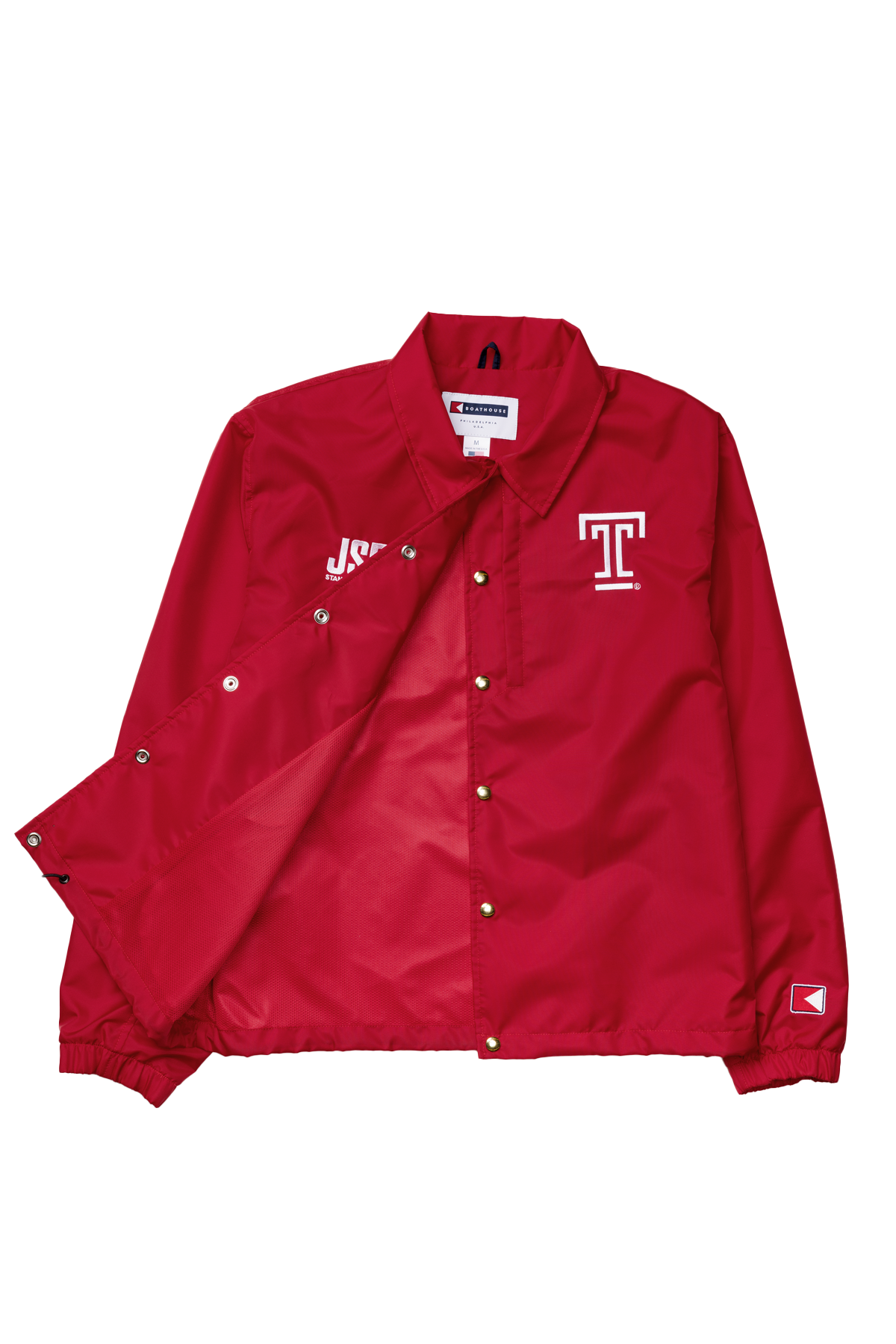 JSP X BH X TU Coaches Jacket Cherry – STANDARD ISSUE TEES