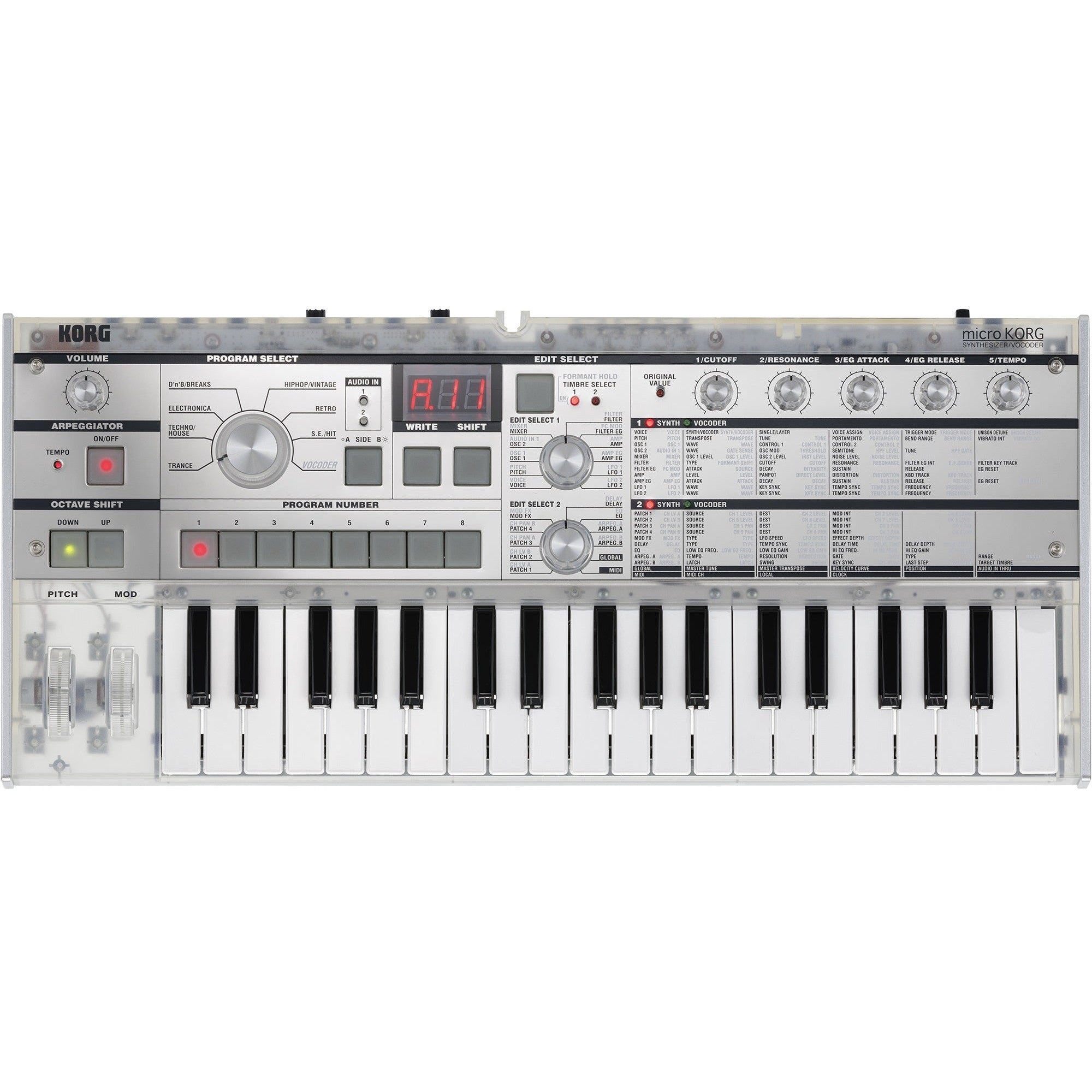 Korg - microKORG Crystal – Steve's Music Store
