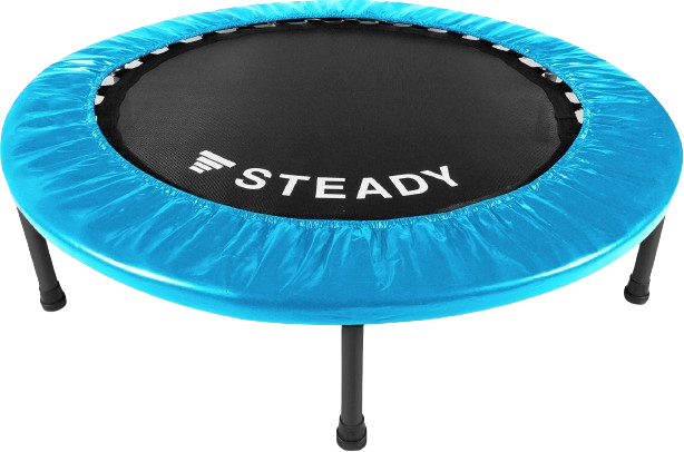 トランポリン 室内 静音 子供 大人 耐荷重150kg 365日保証 ST134 STEADY